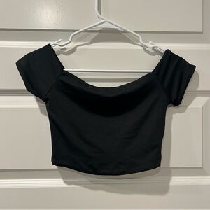 Black Crop Top